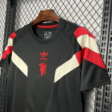 24-25 Man Utd Black Red White Training shirts