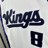 23-24 Kings LAVINE #8 White Top Quality Hot Pressing NBA Jersey