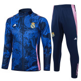 24-25 RMA Royal blue Jacket Tracksuit #A768(喷墨龙)