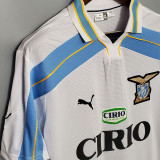 1999-2000 Lazio Centenary White Retro Soccer Jersey