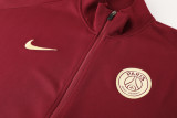 24-25 PSG Jujube red Jacket Tracksuit #01