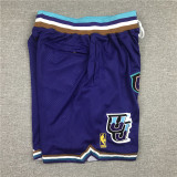 JAZZ Purple City Edition Top Quality NBA Pocket Pants *爵士雪山
