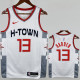 2019-20 ROCKETS HARDEN #13 White City Edition Top Quality Hot Pressing NBA Jersey