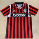 1994-1996 Man City Away Red Retro Soccer Jersey