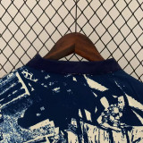 2024 Bayern Royal blue Double Sided Windbreaker (双面风衣)(刺绣)