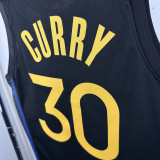 24-25 WARRIORS CURRY #30 Black Top Quality Hot Pressing NBA Jersey (Trapeze Edition) 飞人版