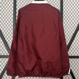 24-25 Mexico Red & White Double Sided Windbreaker (双面风衣)(刺绣)
