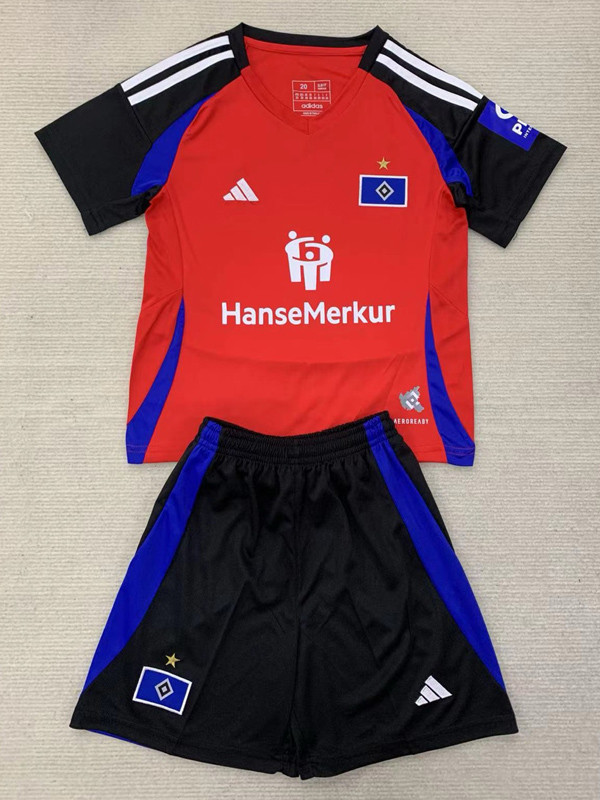 24-25 Hamburg SV Third Kids Soccer Jersey