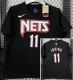 T201 Nets IRVING #11 Black High Quality Casual T-Shirt