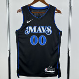 23-24 Dallas Mavericks CHRISTIE #00 Black City Edition Top Quality Hot Pressing NBA Jersey(V领)