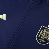 24-25 Spain Royal Blue Jacket Tracksuit #02