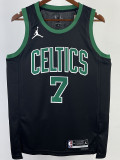 22-23 CELTICS BROWN #7 Black Top Quality Hot Pressing NBA Jersey (Trapeze Edition) 飞人版