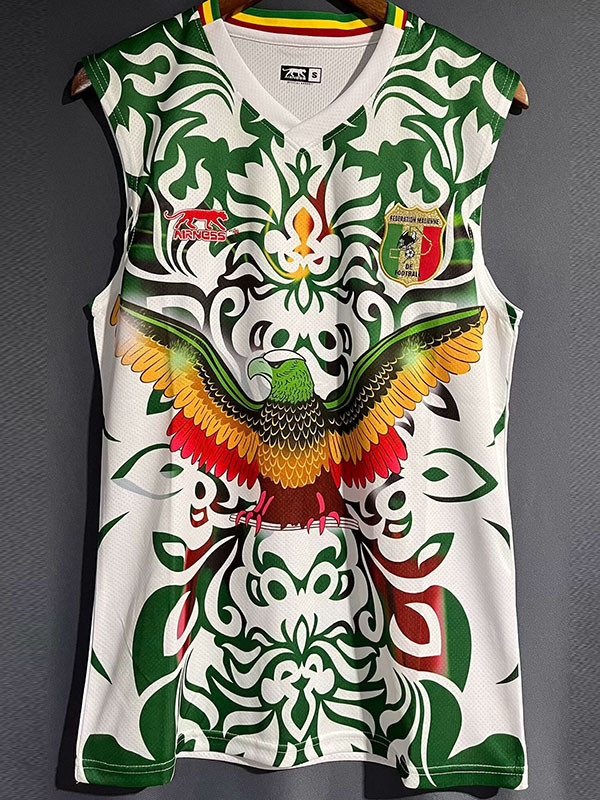 2023 Mali White Green Vest (白绿花)