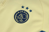 24-25 Ajax Yellow Half Pull Tracksuit (半拉链)