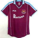 1999-2001 West Ham Home Retro Soccer Jersey