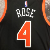 22-23 KNICKS ROSE #4 Black City Edition Top Quality Hot Pressing NBA Jersey