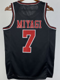 2023 SHOHOKU MIYAGI #7 Black Top Quality Hot Pressing NBA Jersey