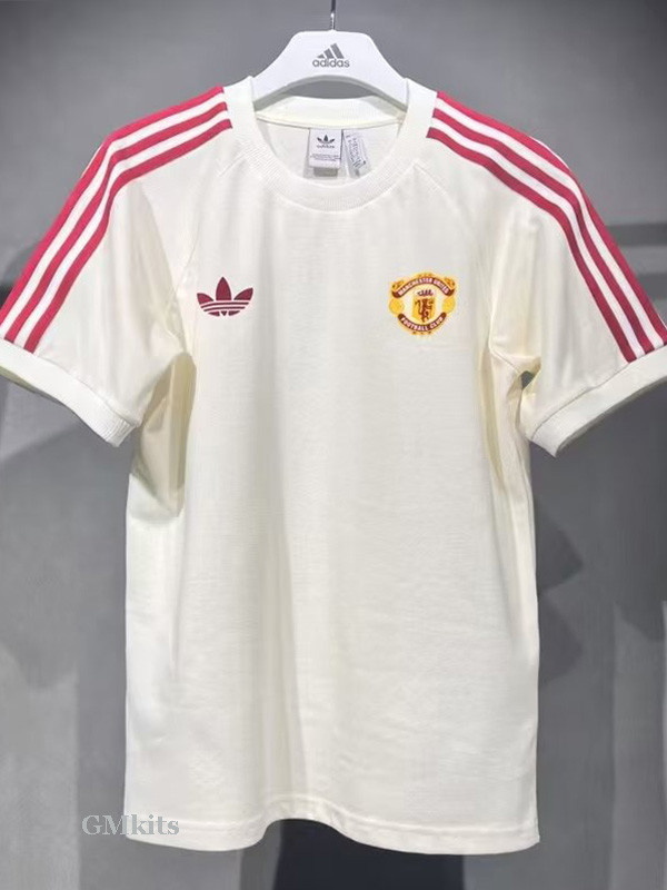 24-25 Man Utd Beige Training shirts (High Quality)