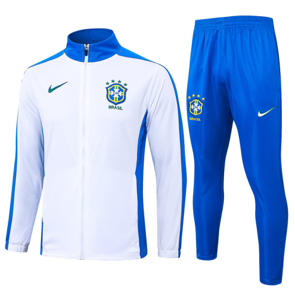 24-25 Brazil White Jacket Tracksuit #A785