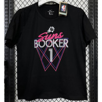T165 SUNS BOOKER #1 Black High Quality Casual T-Shirt