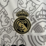 23-24 RMA White Special Edition Fans Soccer Jersey *队徽花纹