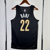 23-24 Grizzlies BANE #22 Black City Edition Top Quality Hot Pressing NBA Jersey