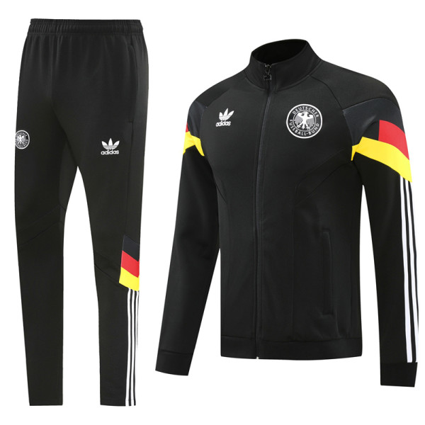 24-25 Germany Black Jacket Tracksuit #06