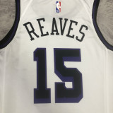 22-23 LAKERS REAVES #15 White City Edition Top Quality Hot Pressing NBA Jersey