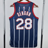 22-23 ROCKETS SENGUN #28 Royal blue City Edition Top Quality Hot Pressing NBA Jersey