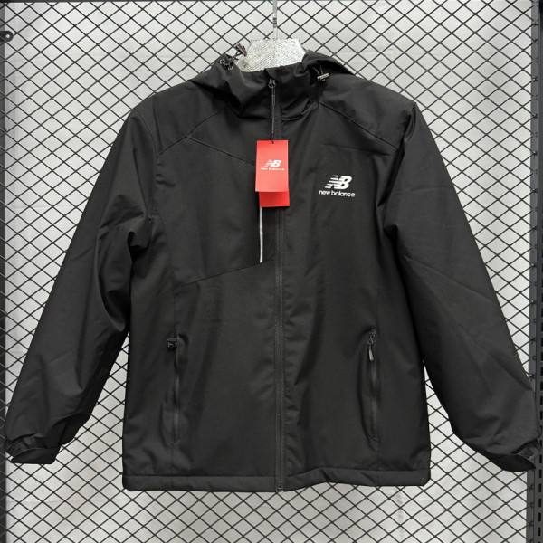 2024 NB Velvet Thickened warm Black Outdoor Jackets #F8加绒冲锋衣