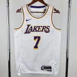 22-23 Lakers ANTHONY #7 White Top Quality Hot Pressing NBA Jersey(圆领)