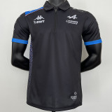 2023 F1 ALPINE Black Polo Racing Suit(有领)