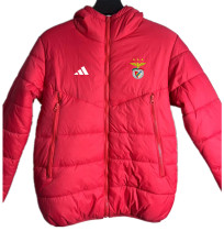 24-25 Benfica Red Hooded Cotton Coat #棉衣