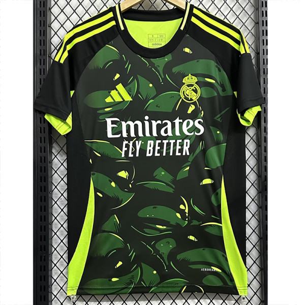 24-25 RMA Green Black Special Edition Fans Soccer Jersey