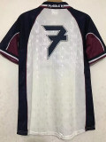 1999 West Ham #7 Iron Maiden Away Retro Soccer Jersey