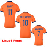 24-25 Marseille Third Player Version Soccer Jersey (Print all Sponsor)