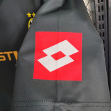 2001-2002 JUV Away Black Retro Soccer Jersey