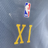 2023 WARRIORS XI #8 Grey Green Top Quality Hot Pressing NBA Jersey (V领)(定制款)