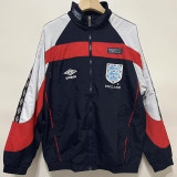 24-25 England Black White Windbreaker