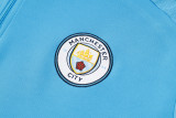 24-25 Man City Light blue Half Pull Tracksuit (半拉链)
