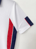 1998 England Home Retro Soccer Jersey