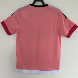 2015-2016 JUV Away Retro pink Soccer Jersey