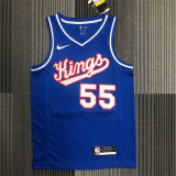 2021 Kings WILLIAMS #55 Blue City Edition Top Quality Hot Pressing NBA Jersey