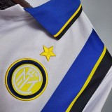 1997-1998 INT Away White Retro Soccer Jersey