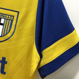 1993-1995 Parma Yellow Retro Soccer Jersey
