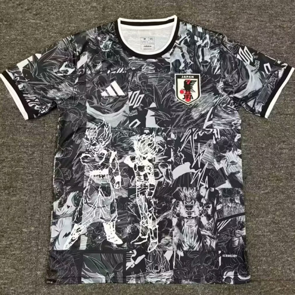 25-26 Japan Special Edition Fans Soccer Jersey *赛亚人黑色