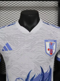 24-25 Japan White Special Edition Player Version Soccer Jersey *蓝龙