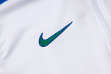24-25 Brazil White Jacket Tracksuit #A785