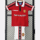 1998 Man Utd Home Kids Retro Soccer Jersey