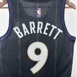 24-25 Raptors BARRETT #9 Black City Edition Top Quality Hot Pressing NBA Jersey